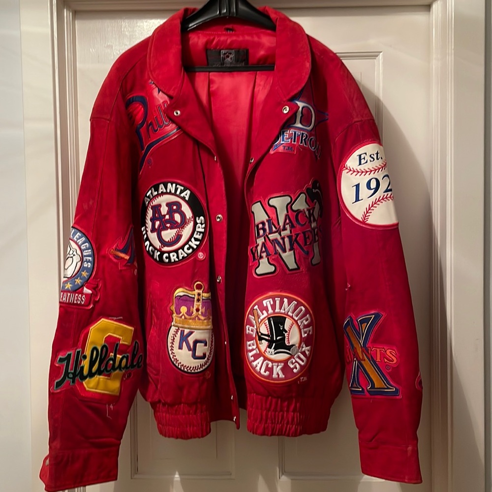 JH Design Negro Baseball League Varsity Jacket